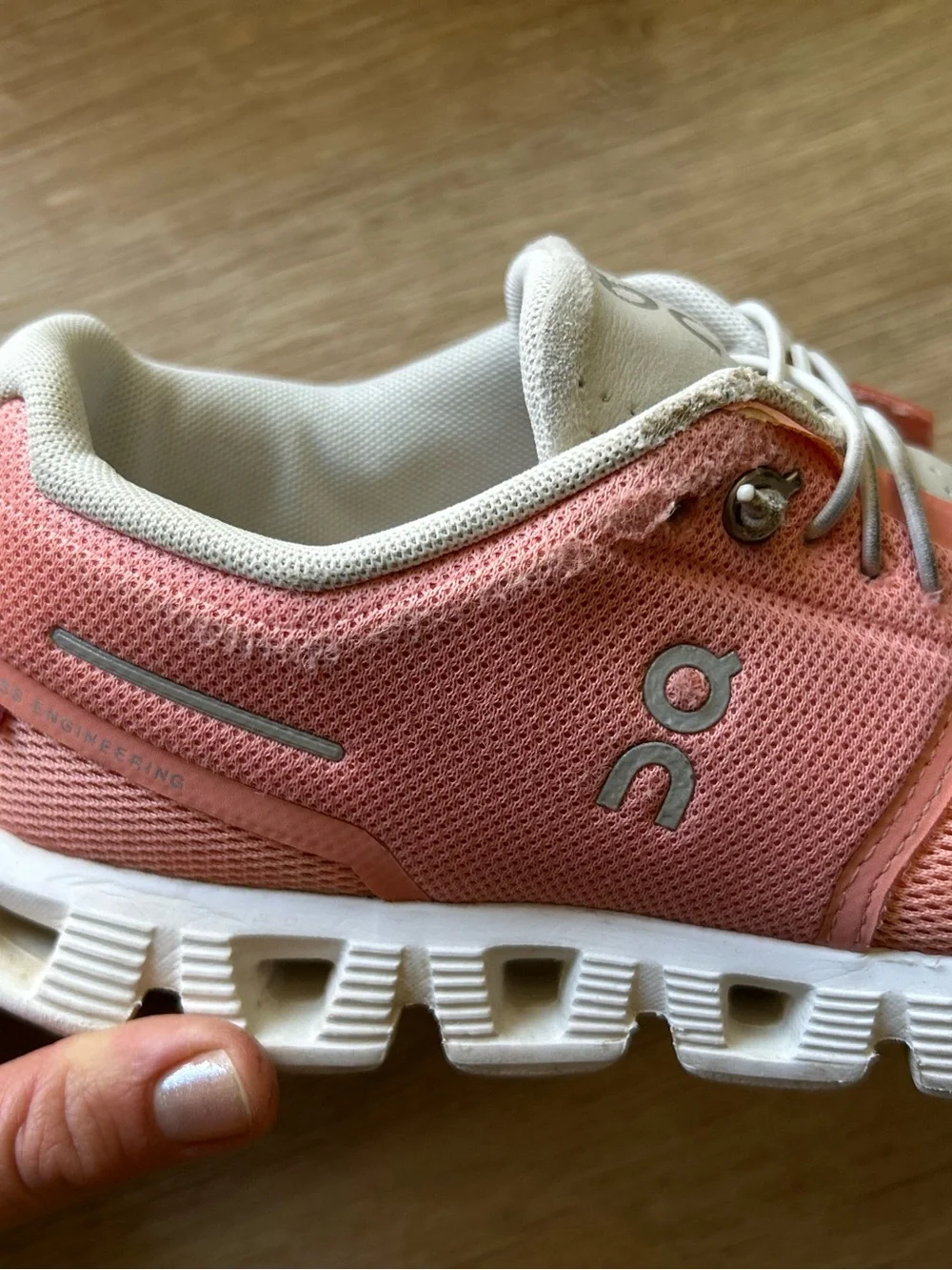 On Cloud 5 Running Shoe (Women)
FLAMINGO/PEARL, Size 8 - Picture 6 of 11